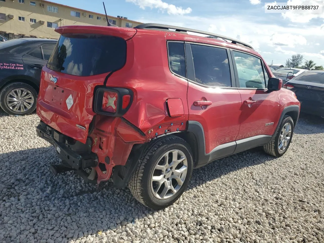 2015 Jeep Renegade Latitude VIN: ZACCJABT9FPB88737 Lot: 63003664