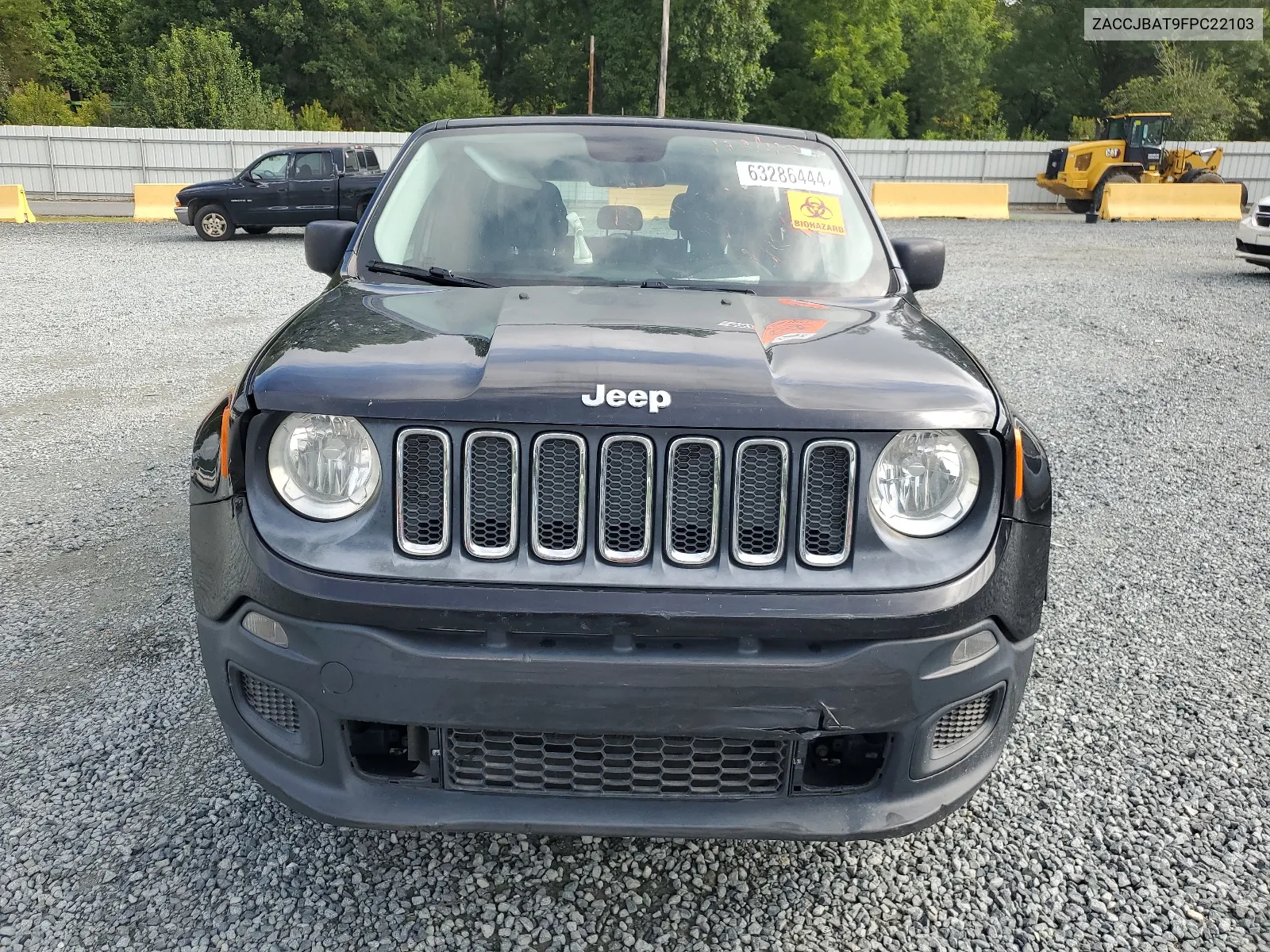 2015 Jeep Renegade Sport VIN: ZACCJBAT9FPC22103 Lot: 63286444