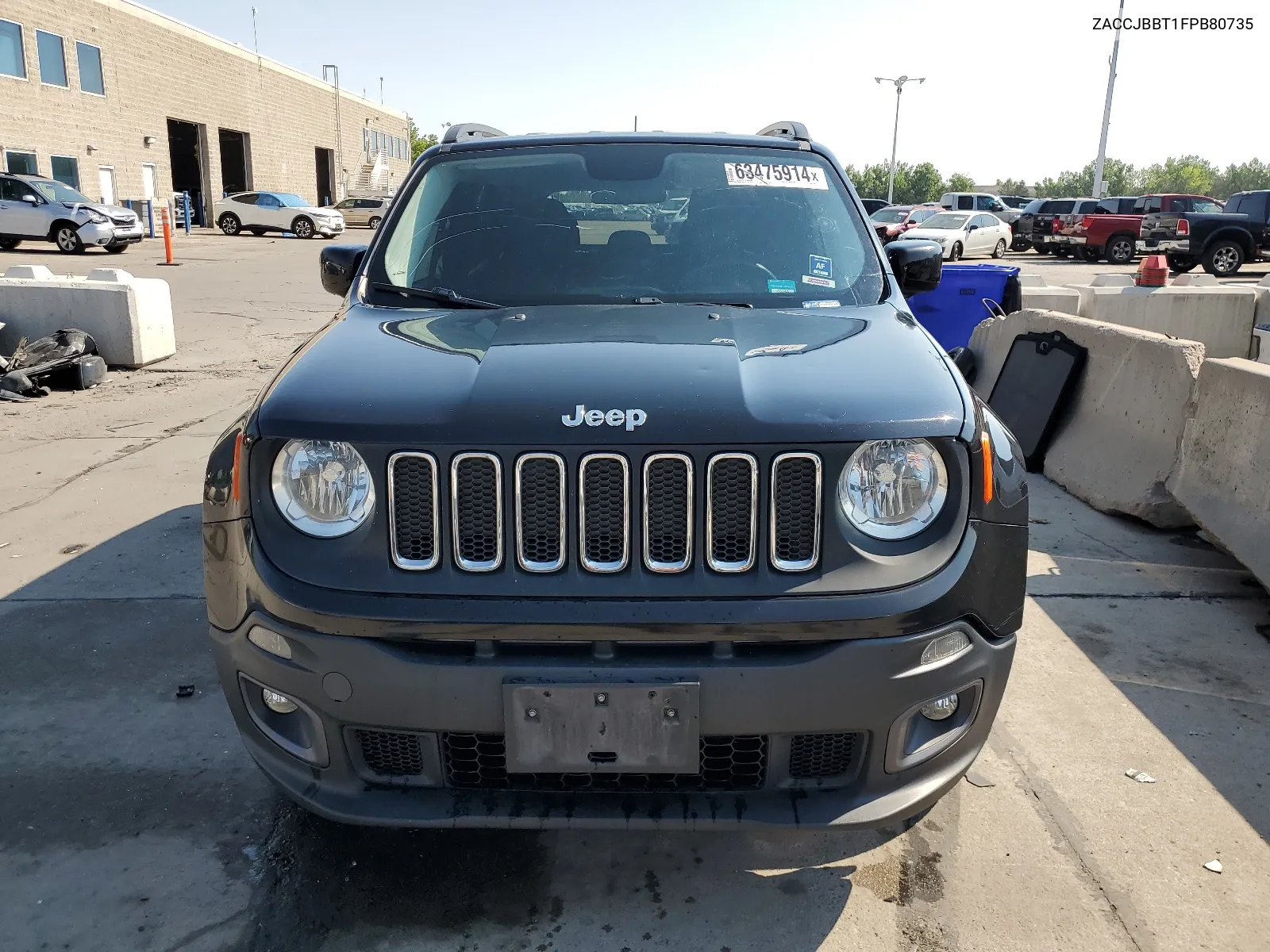 2015 Jeep Renegade Latitude VIN: ZACCJBBT1FPB80735 Lot: 63475914