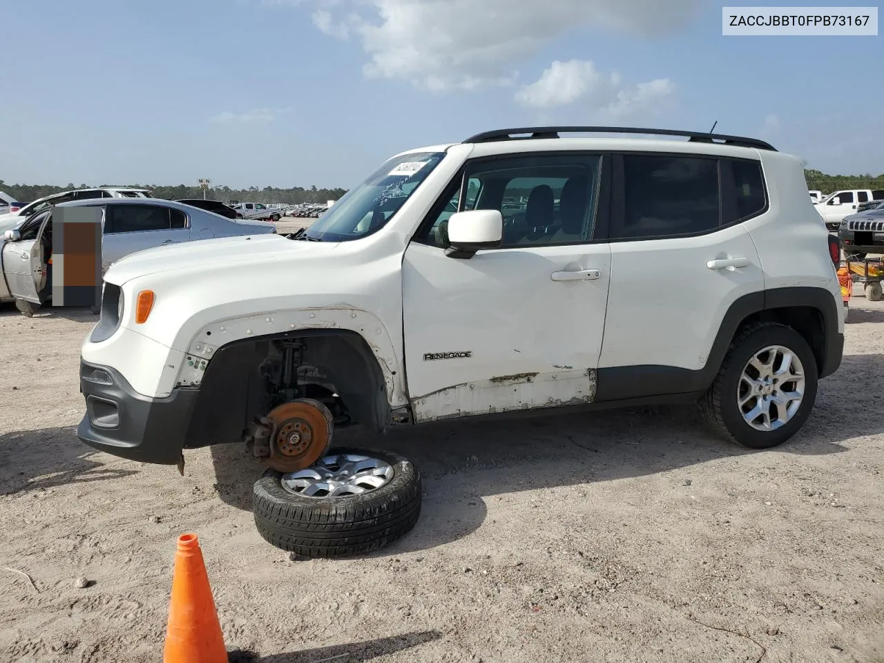 2015 Jeep Renegade Latitude VIN: ZACCJBBT0FPB73167 Lot: 64360234