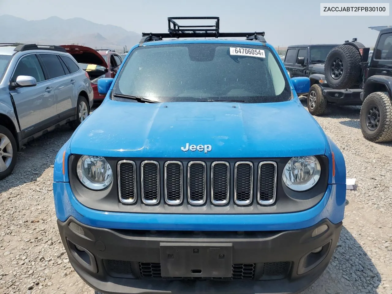 2015 Jeep Renegade Latitude VIN: ZACCJABT2FPB30100 Lot: 64706054