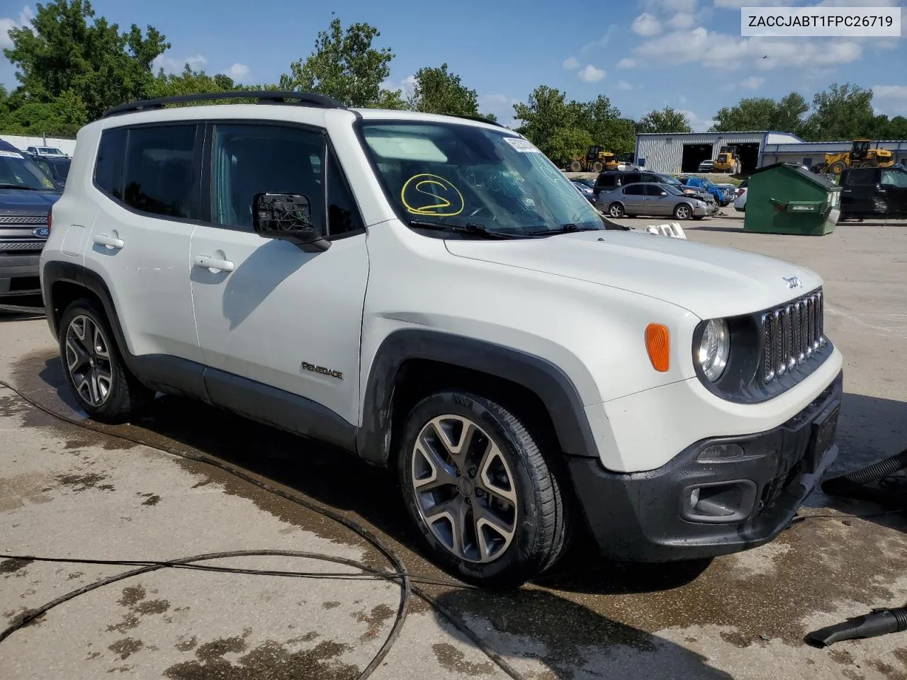 2015 Jeep Renegade Latitude VIN: ZACCJABT1FPC26719 Lot: 65230374