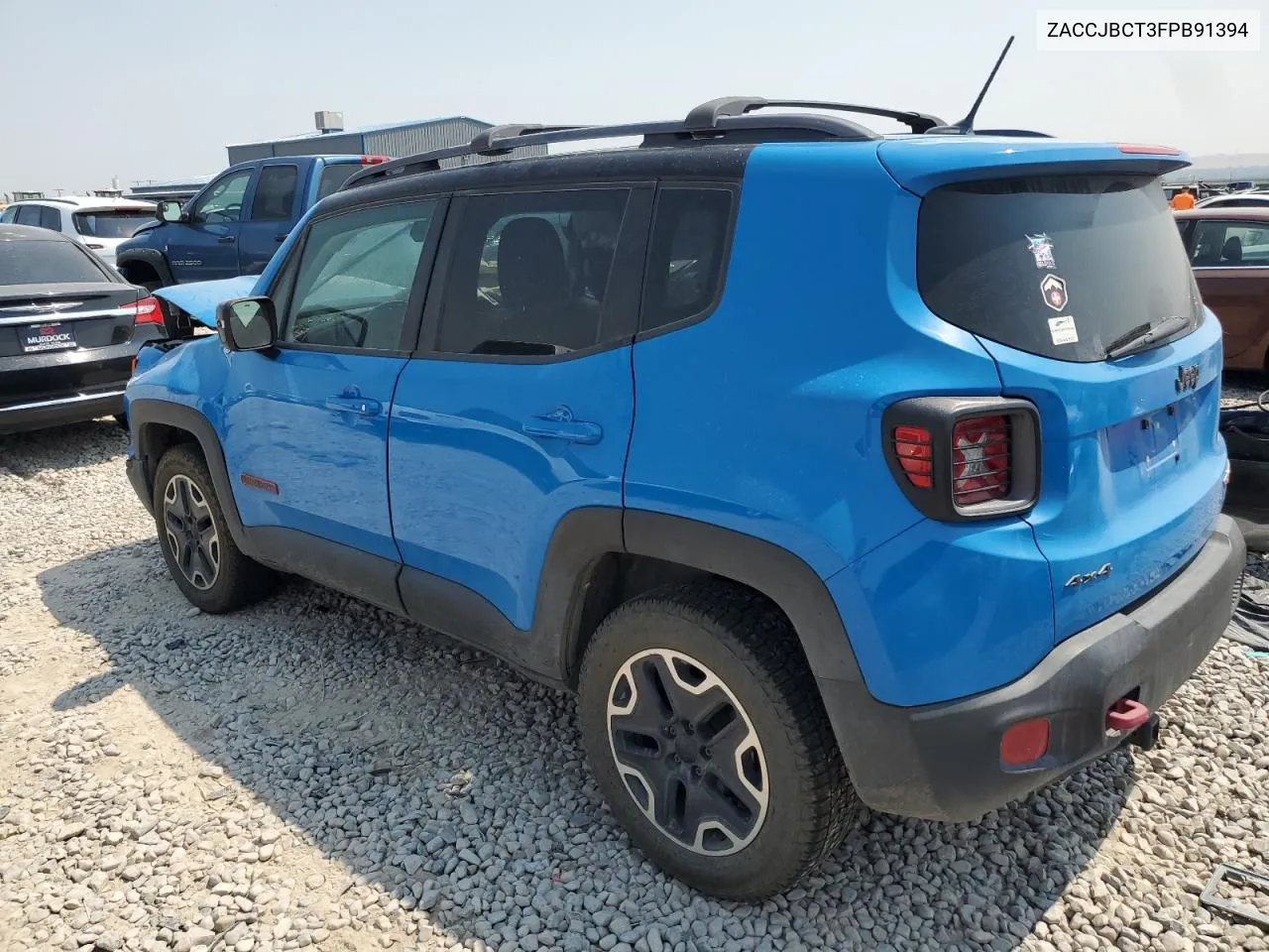 2015 Jeep Renegade Trailhawk VIN: ZACCJBCT3FPB91394 Lot: 65247844