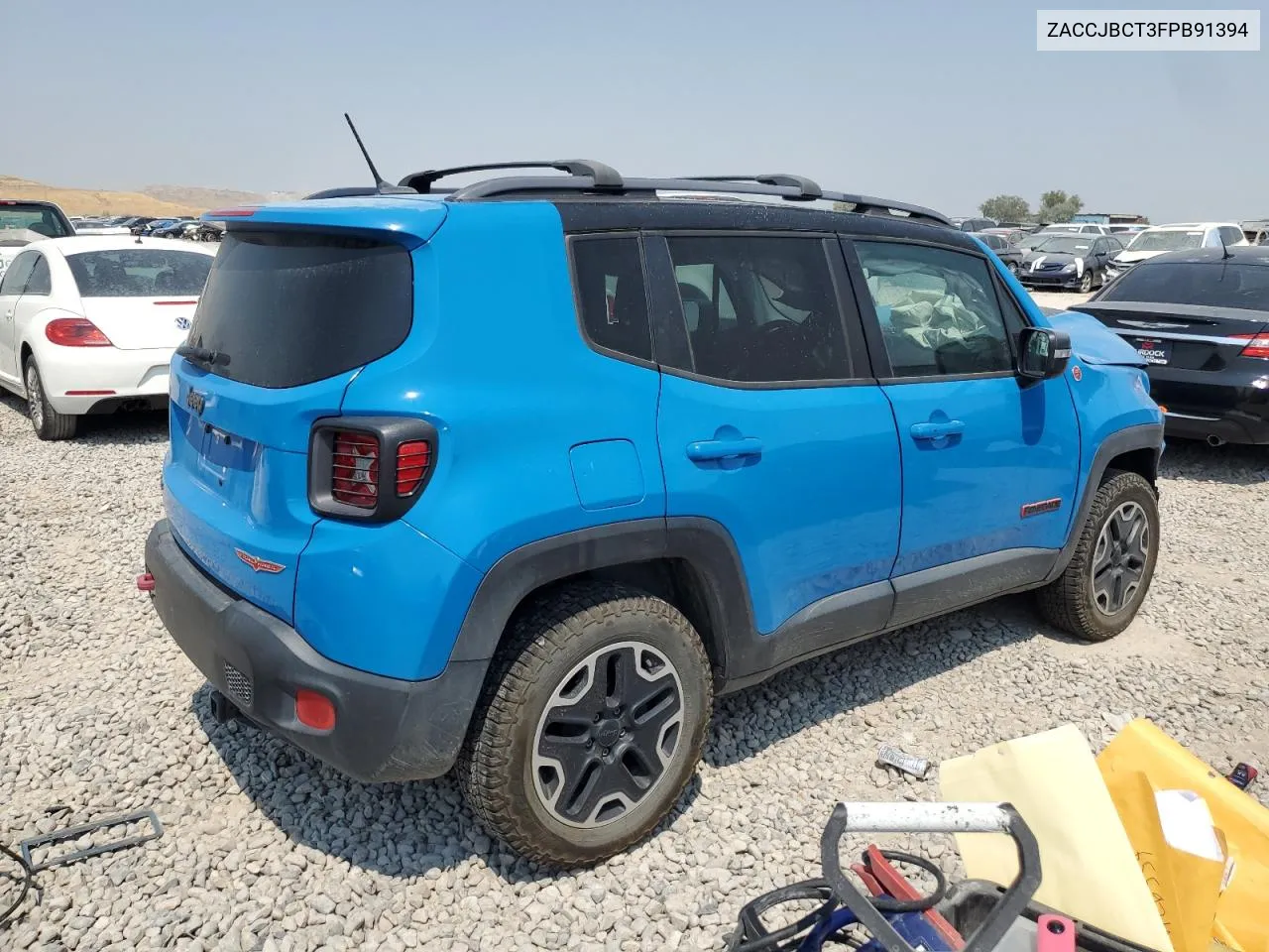 2015 Jeep Renegade Trailhawk VIN: ZACCJBCT3FPB91394 Lot: 65247844