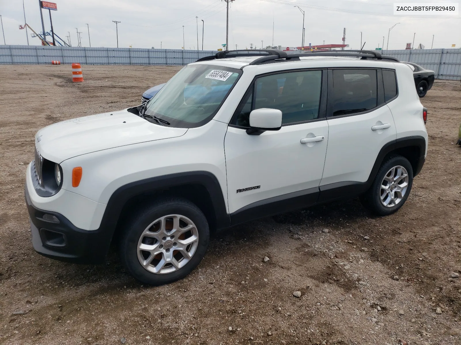 2015 Jeep Renegade Latitude VIN: ZACCJBBT5FPB29450 Lot: 65587484