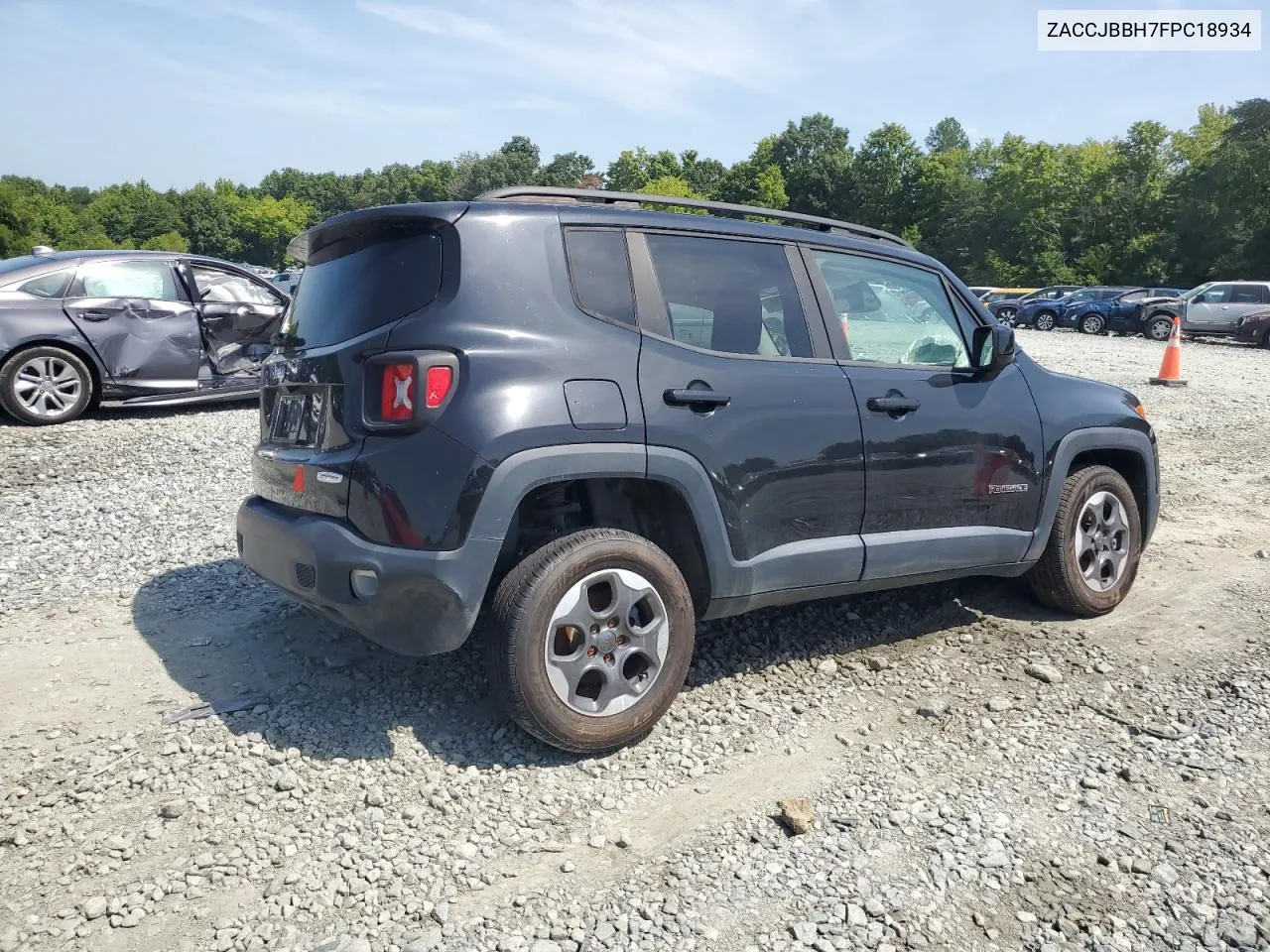 2015 Jeep Renegade Latitude VIN: ZACCJBBH7FPC18934 Lot: 65928914