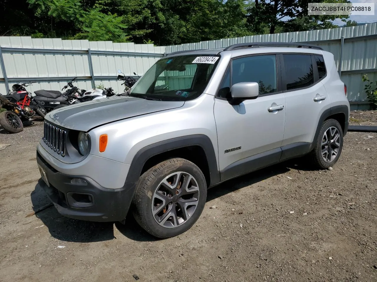 2015 Jeep Renegade Latitude VIN: ZACCJBBT4FPC08818 Lot: 66228474