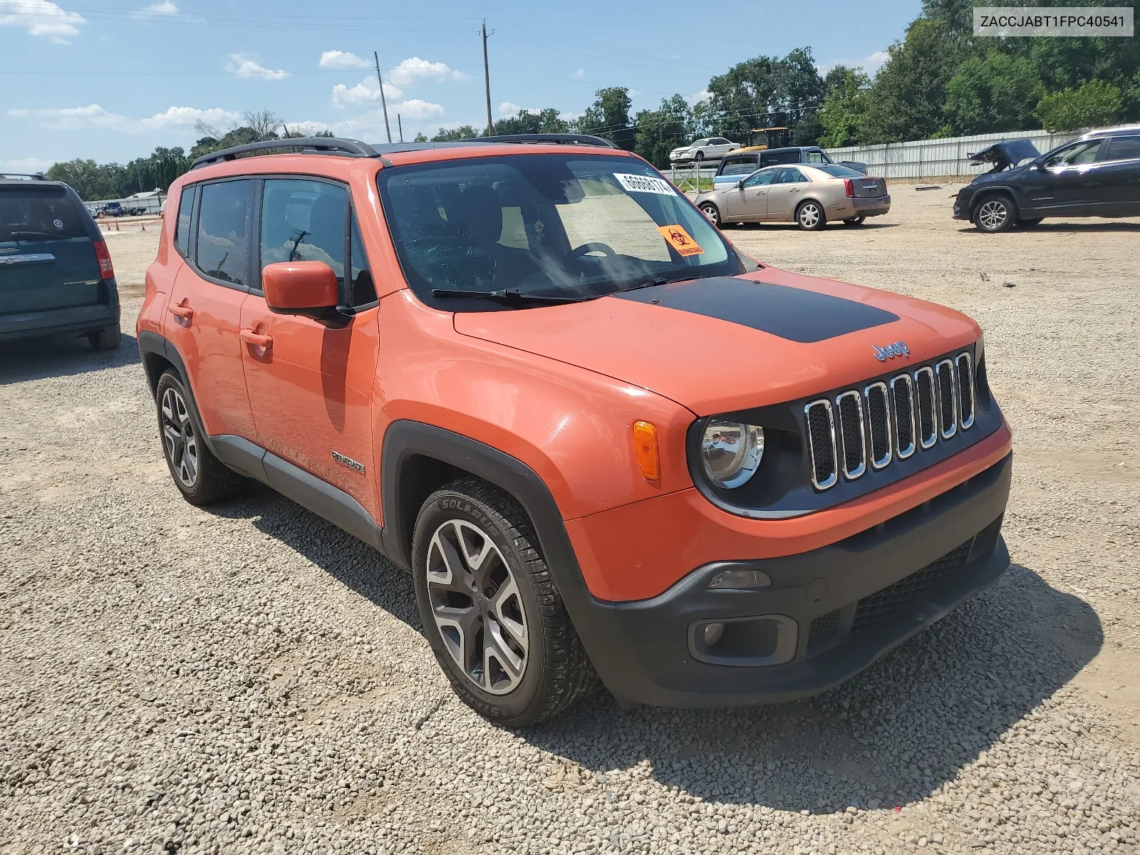 2015 Jeep Renegade Latitude VIN: ZACCJABT1FPC40541 Lot: 66668174