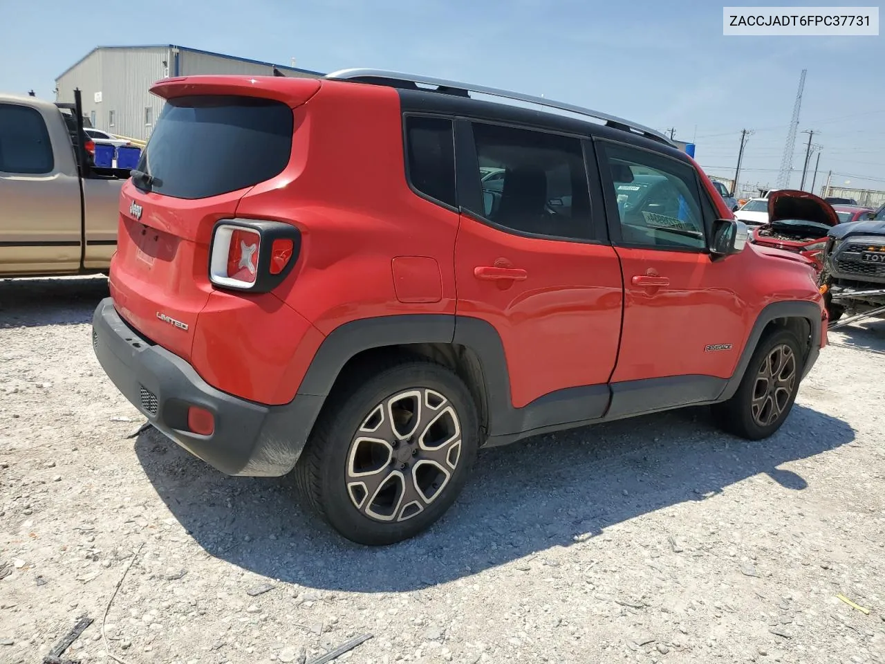 2015 Jeep Renegade Limited VIN: ZACCJADT6FPC37731 Lot: 67239934