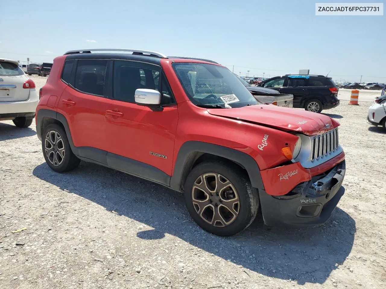 ZACCJADT6FPC37731 2015 Jeep Renegade Limited