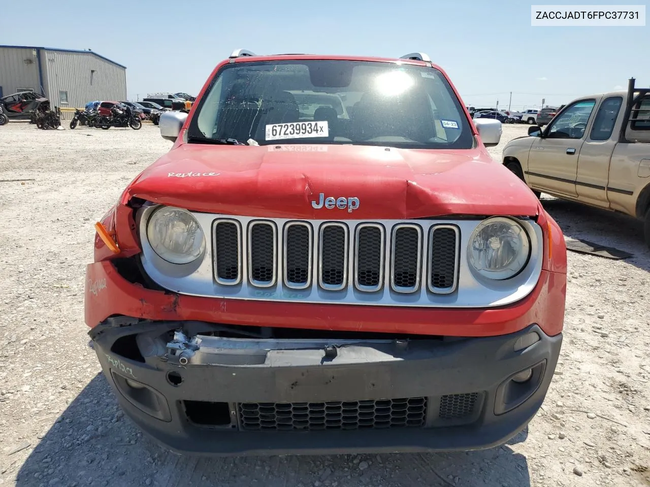 2015 Jeep Renegade Limited VIN: ZACCJADT6FPC37731 Lot: 67239934