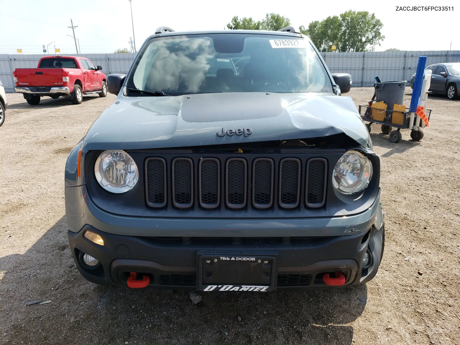 2015 Jeep Renegade Trailhawk VIN: ZACCJBCT6FPC33511 Lot: 67839224