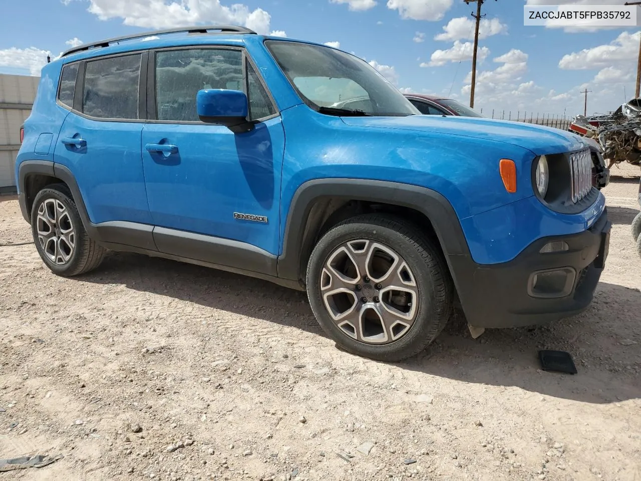 2015 Jeep Renegade Latitude VIN: ZACCJABT5FPB35792 Lot: 68050354