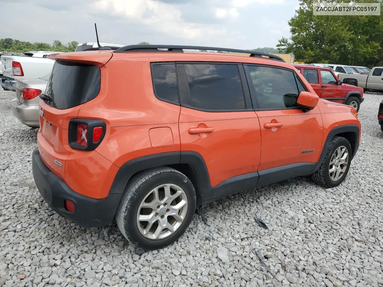 2015 Jeep Renegade Latitude VIN: ZACCJABT2FPC05197 Lot: 68123454