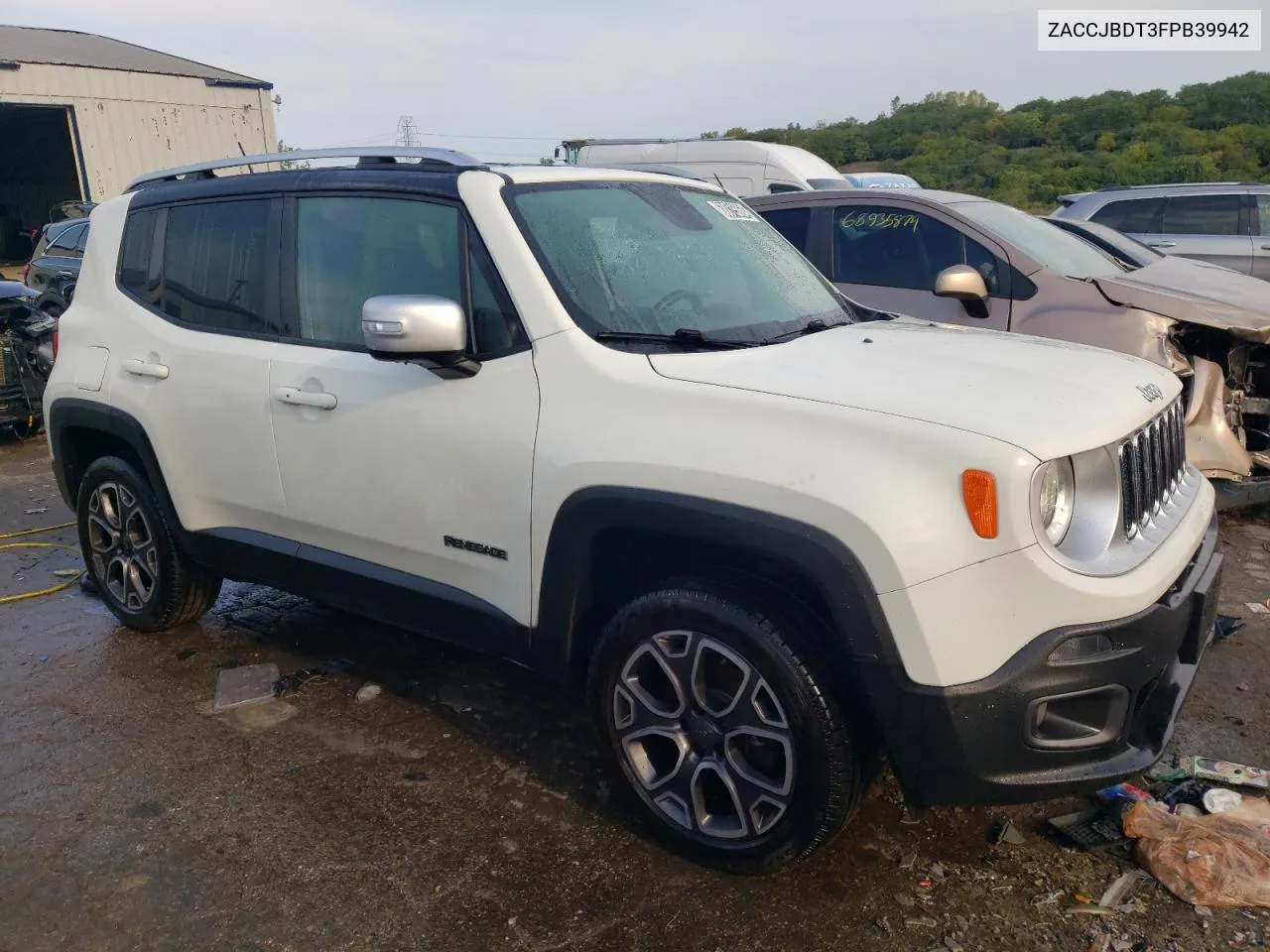 2015 Jeep Renegade Limited VIN: ZACCJBDT3FPB39942 Lot: 68815064