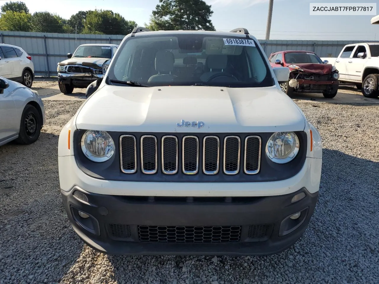 2015 Jeep Renegade Latitude VIN: ZACCJABT7FPB77817 Lot: 69183874