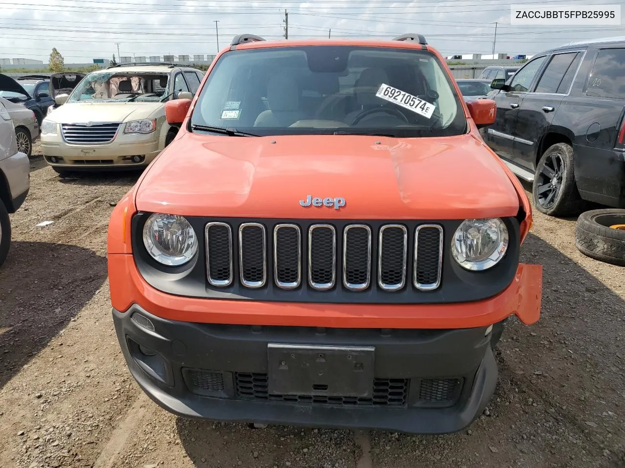 2015 Jeep Renegade Latitude VIN: ZACCJBBT5FPB25995 Lot: 69210574