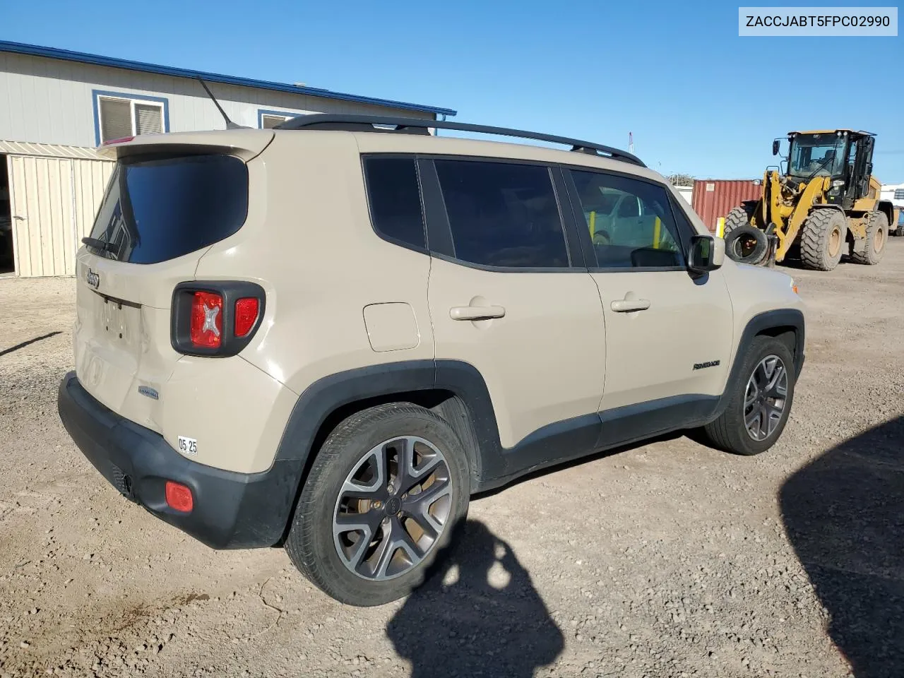 2015 Jeep Renegade Latitude VIN: ZACCJABT5FPC02990 Lot: 69675344