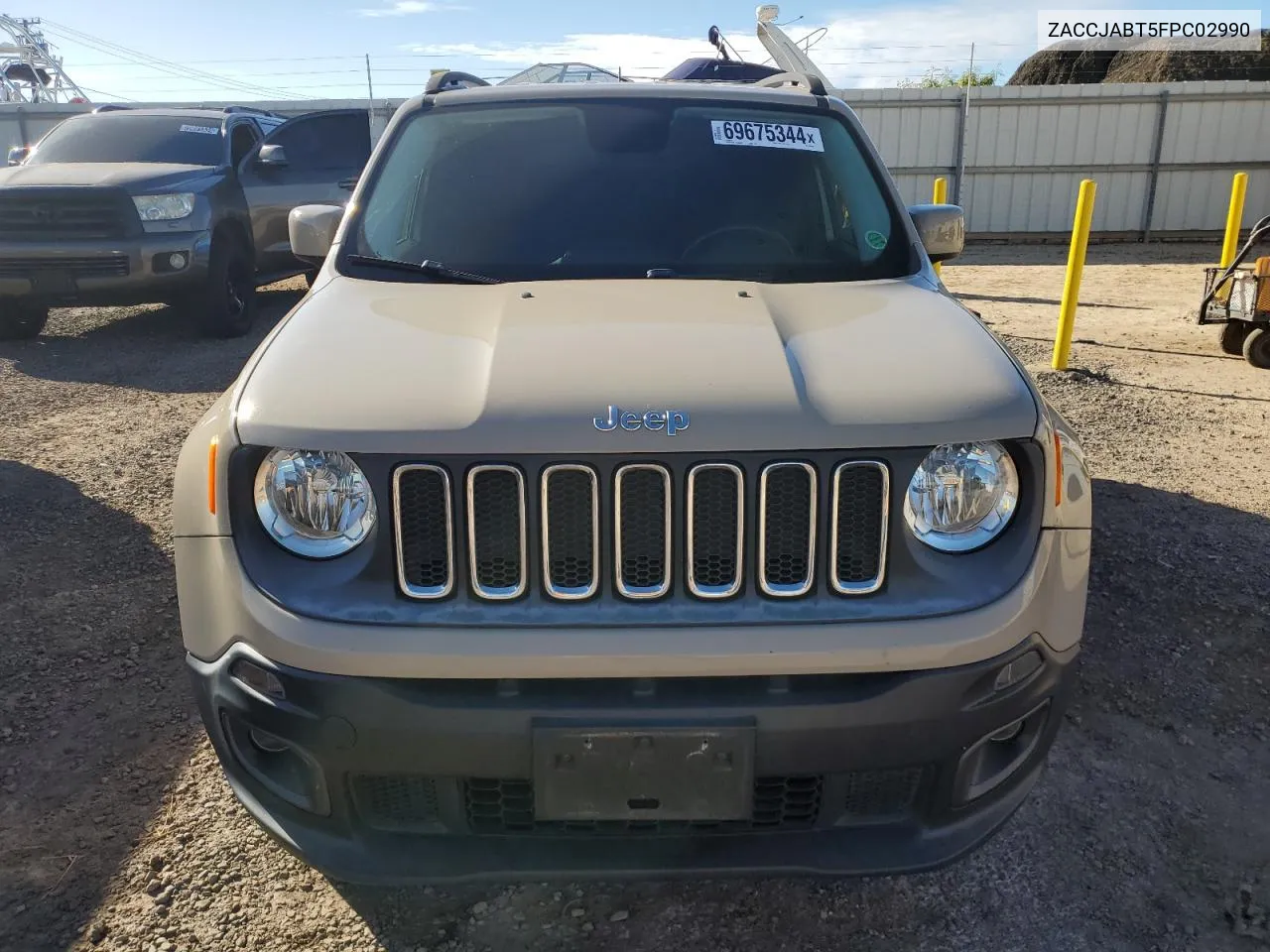 2015 Jeep Renegade Latitude VIN: ZACCJABT5FPC02990 Lot: 69675344