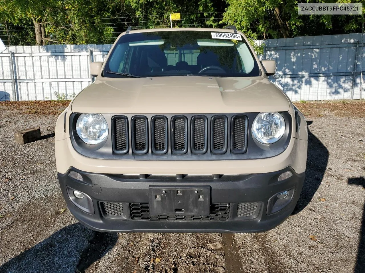 2015 Jeep Renegade Latitude VIN: ZACCJBBT9FPC45721 Lot: 69692494