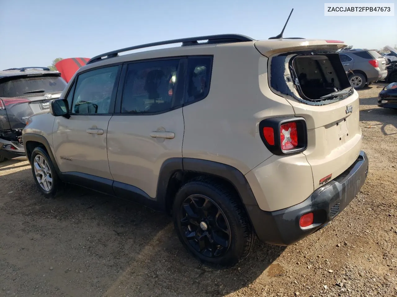 2015 Jeep Renegade Latitude VIN: ZACCJABT2FPB47673 Lot: 70006994