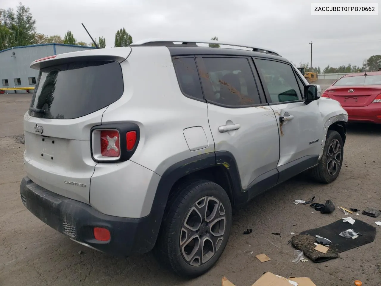 2015 Jeep Renegade Limited VIN: ZACCJBDT0FPB70662 Lot: 70102814