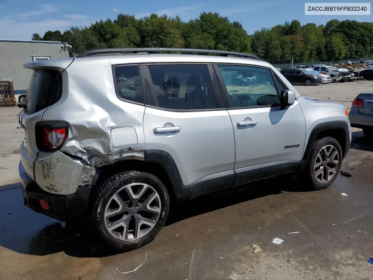 2015 Jeep Renegade Latitude VIN: ZACCJBBT9FPB32240 Lot: 70242384