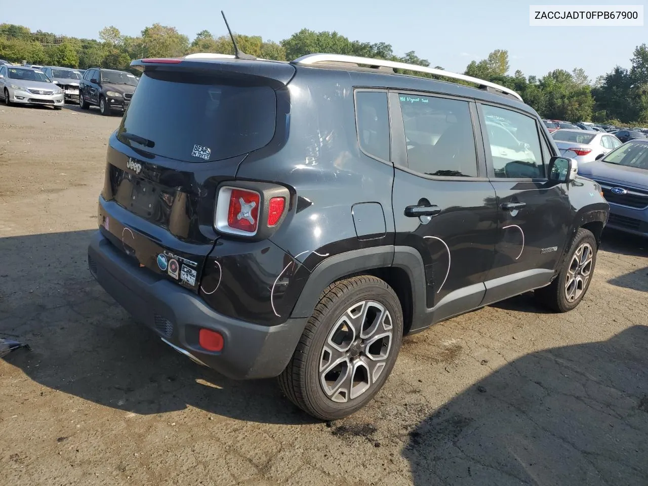 2015 Jeep Renegade Limited VIN: ZACCJADT0FPB67900 Lot: 70428614