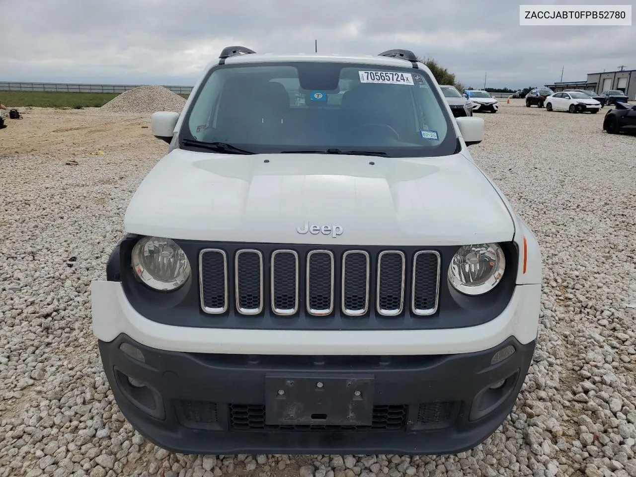 2015 Jeep Renegade Latitude VIN: ZACCJABT0FPB52780 Lot: 70565724