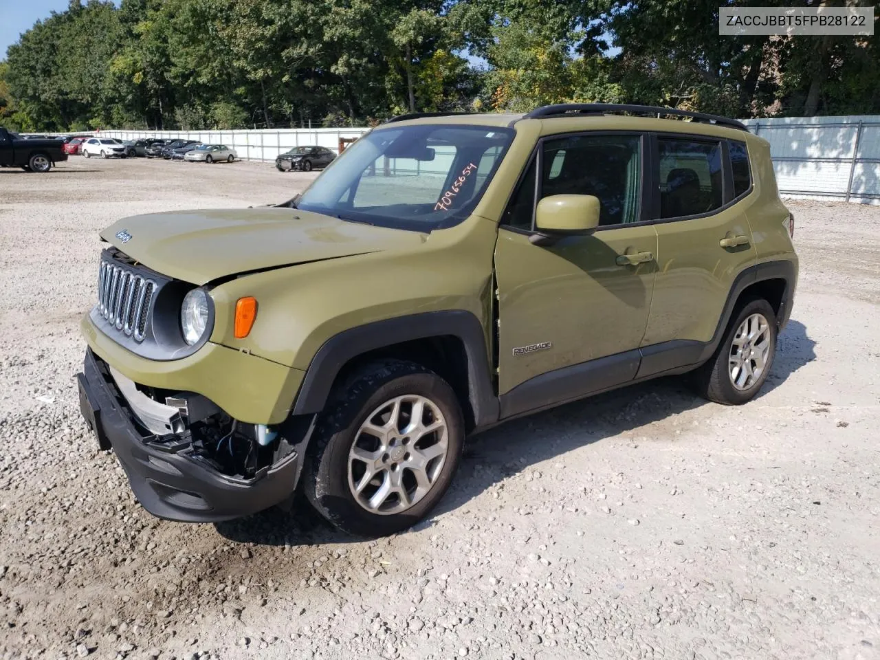 2015 Jeep Renegade Latitude VIN: ZACCJBBT5FPB28122 Lot: 70965654