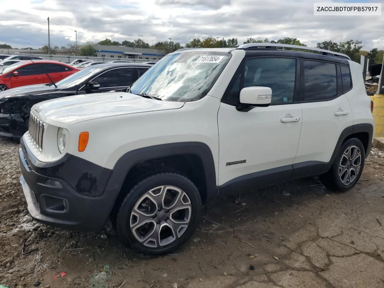 ZACCJBDT0FPB57917 2015 Jeep Renegade Limited