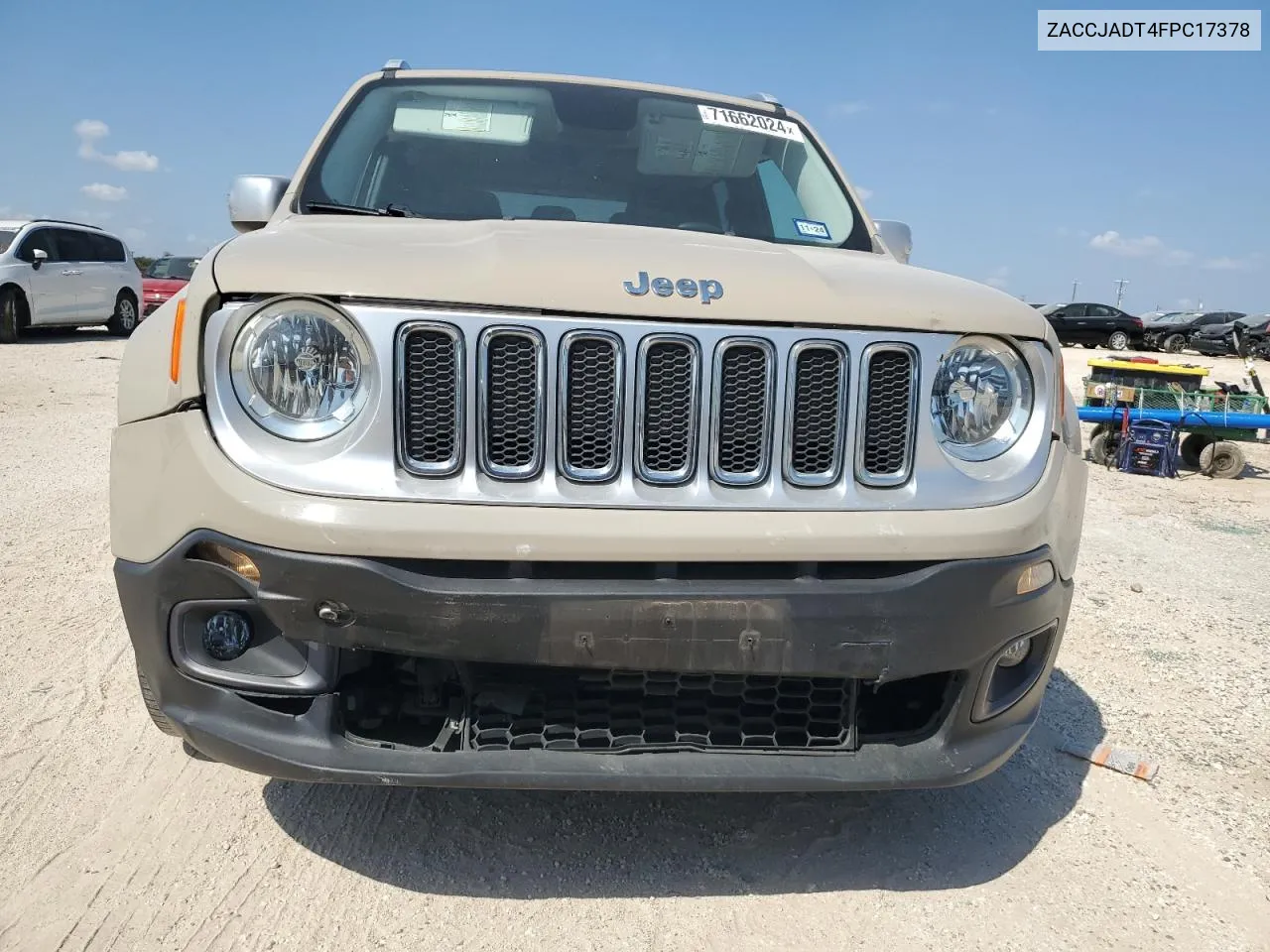 ZACCJADT4FPC17378 2015 Jeep Renegade Limited