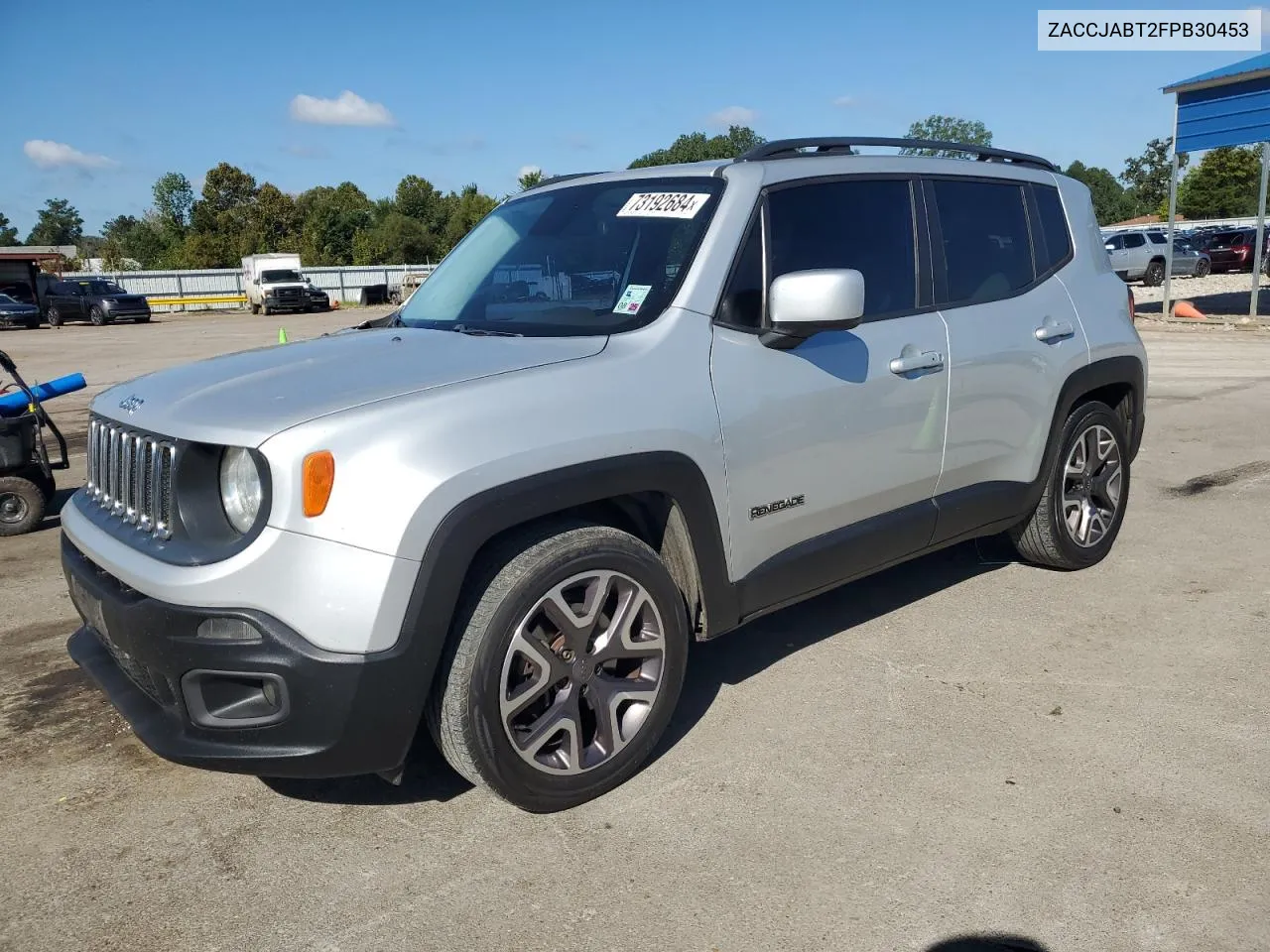 2015 Jeep Renegade Latitude VIN: ZACCJABT2FPB30453 Lot: 73192684