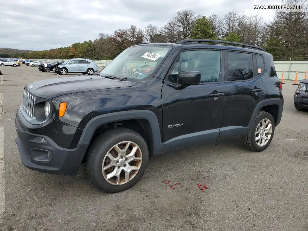 2015 Jeep Renegade Latitude VIN: ZACCJBBT0FPC27141 Lot: 73425994