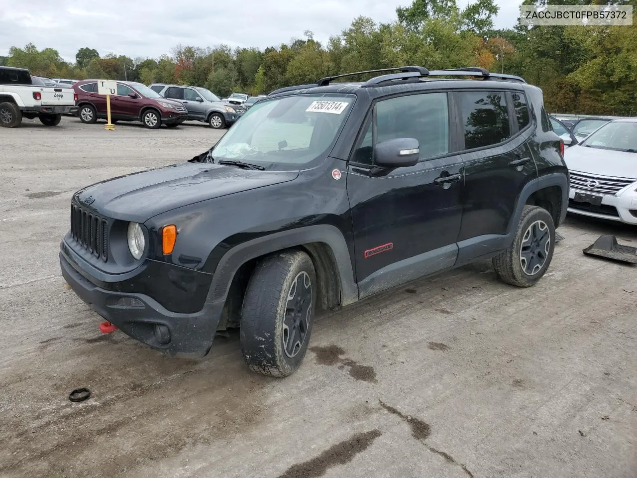 2015 Jeep Renegade Trailhawk VIN: ZACCJBCT0FPB57372 Lot: 73501314