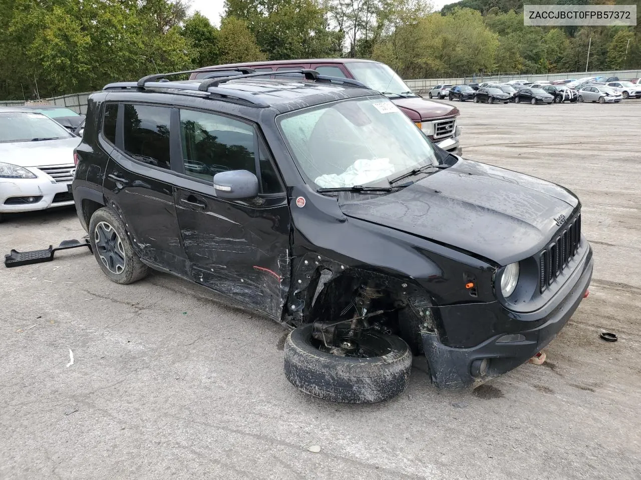 2015 Jeep Renegade Trailhawk VIN: ZACCJBCT0FPB57372 Lot: 73501314