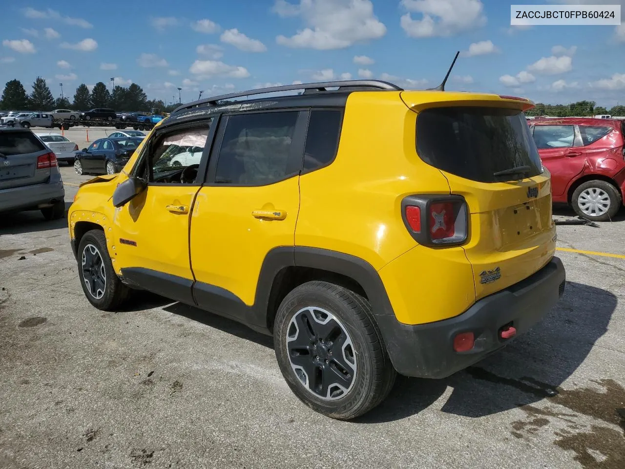 2015 Jeep Renegade Trailhawk VIN: ZACCJBCT0FPB60424 Lot: 73515204