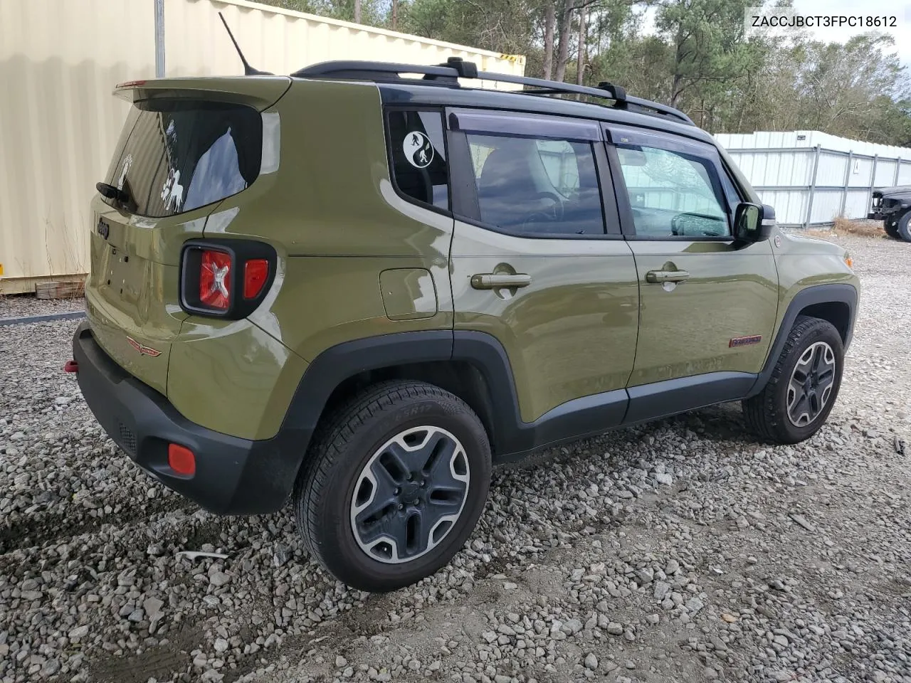 2015 Jeep Renegade Trailhawk VIN: ZACCJBCT3FPC18612 Lot: 73624744