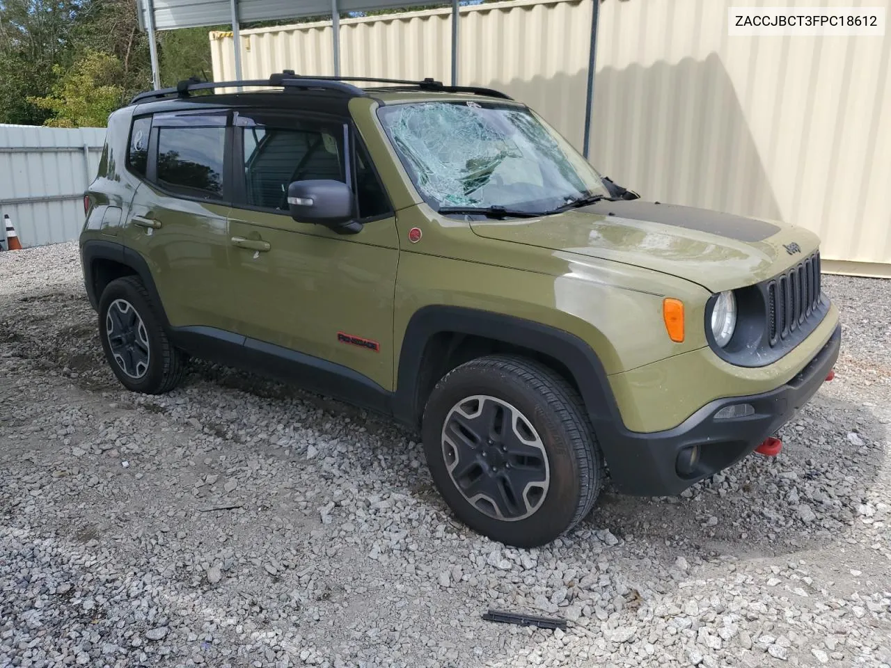 2015 Jeep Renegade Trailhawk VIN: ZACCJBCT3FPC18612 Lot: 73624744