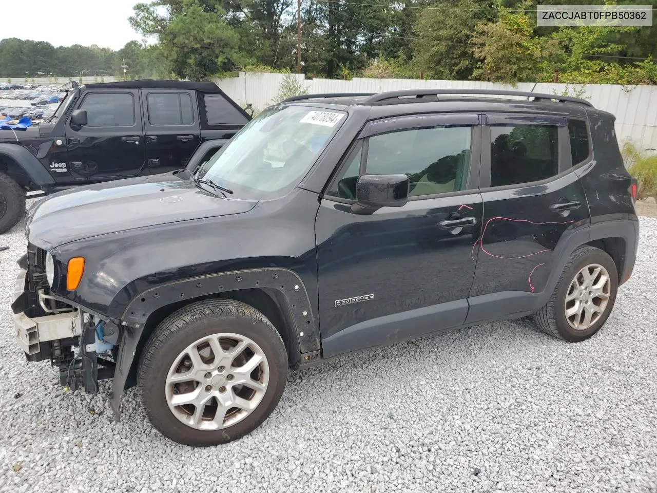 2015 Jeep Renegade Latitude VIN: ZACCJABT0FPB50362 Lot: 74078094