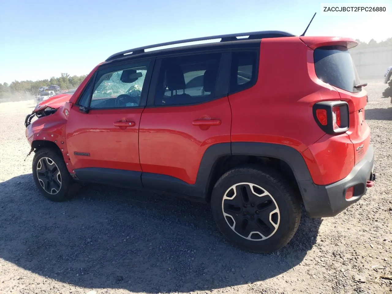 2015 Jeep Renegade Trailhawk VIN: ZACCJBCT2FPC26880 Lot: 74186184