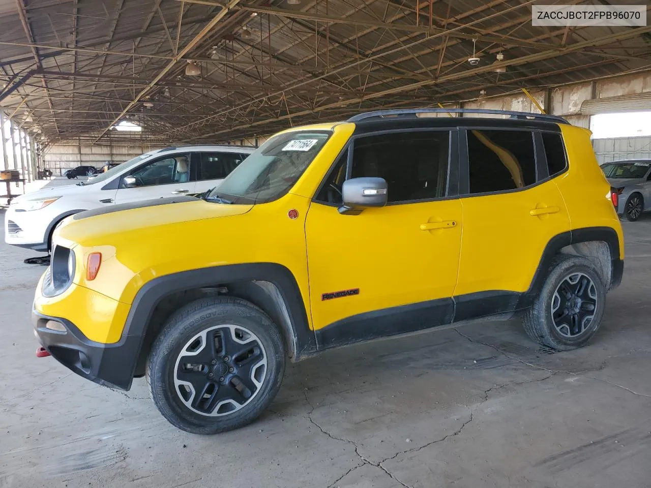 2015 Jeep Renegade Trailhawk VIN: ZACCJBCT2FPB96070 Lot: 74711564