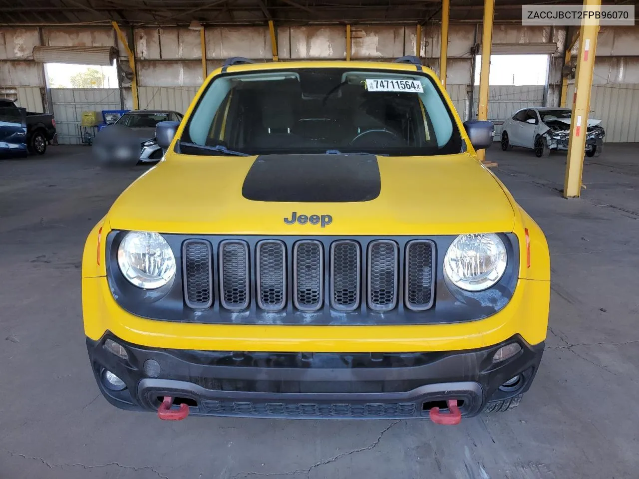 2015 Jeep Renegade Trailhawk VIN: ZACCJBCT2FPB96070 Lot: 74711564