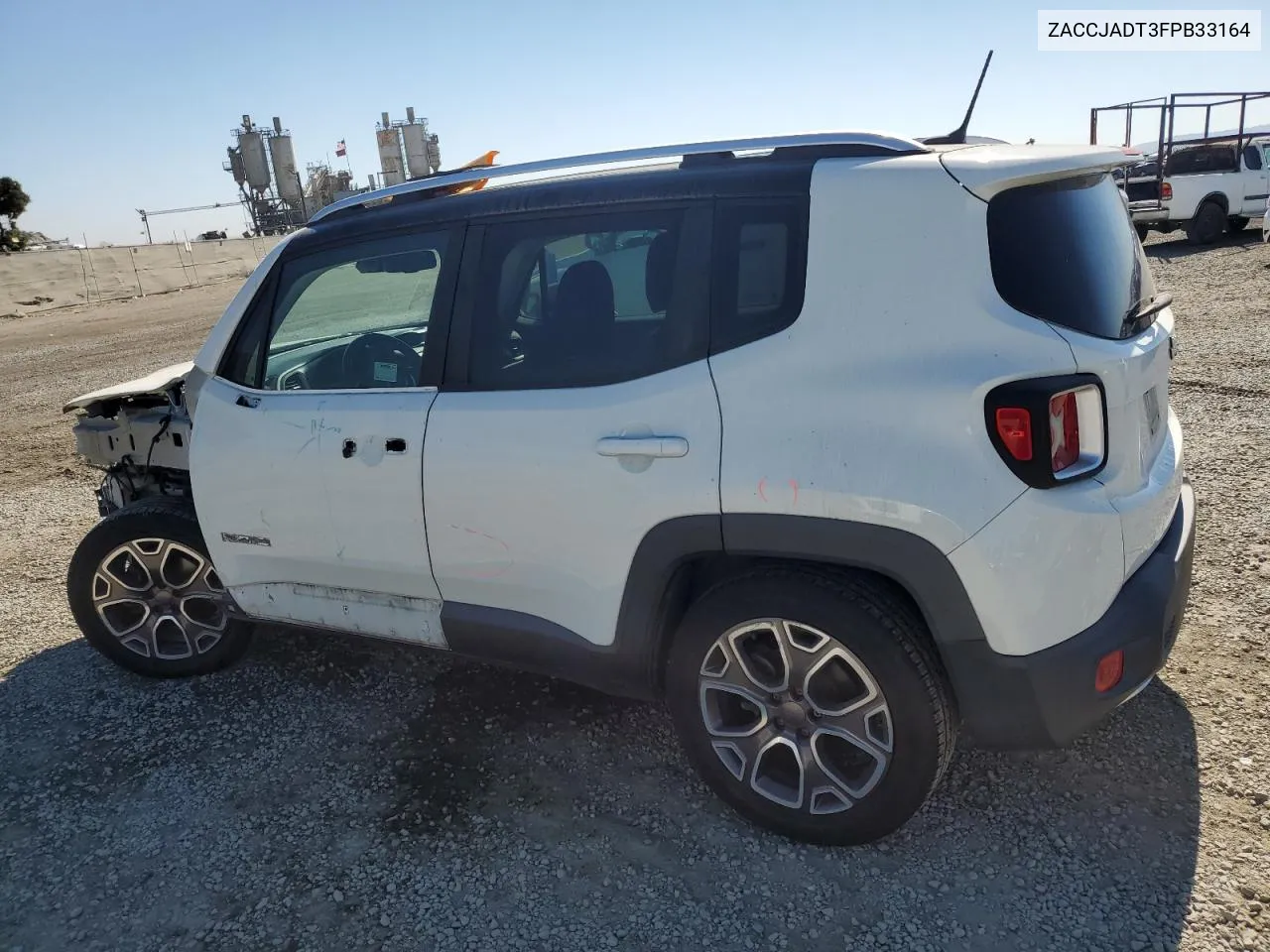 2015 Jeep Renegade Limited VIN: ZACCJADT3FPB33164 Lot: 75046554