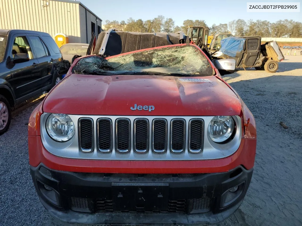 2015 Jeep Renegade Limited VIN: ZACCJBDT2FPB29905 Lot: 75631094