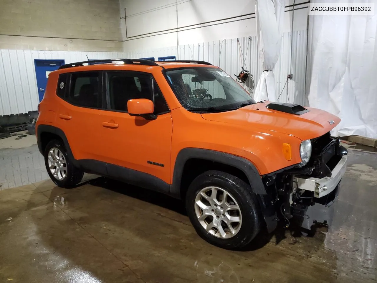 2015 Jeep Renegade Latitude VIN: ZACCJBBT0FPB96392 Lot: 76024504