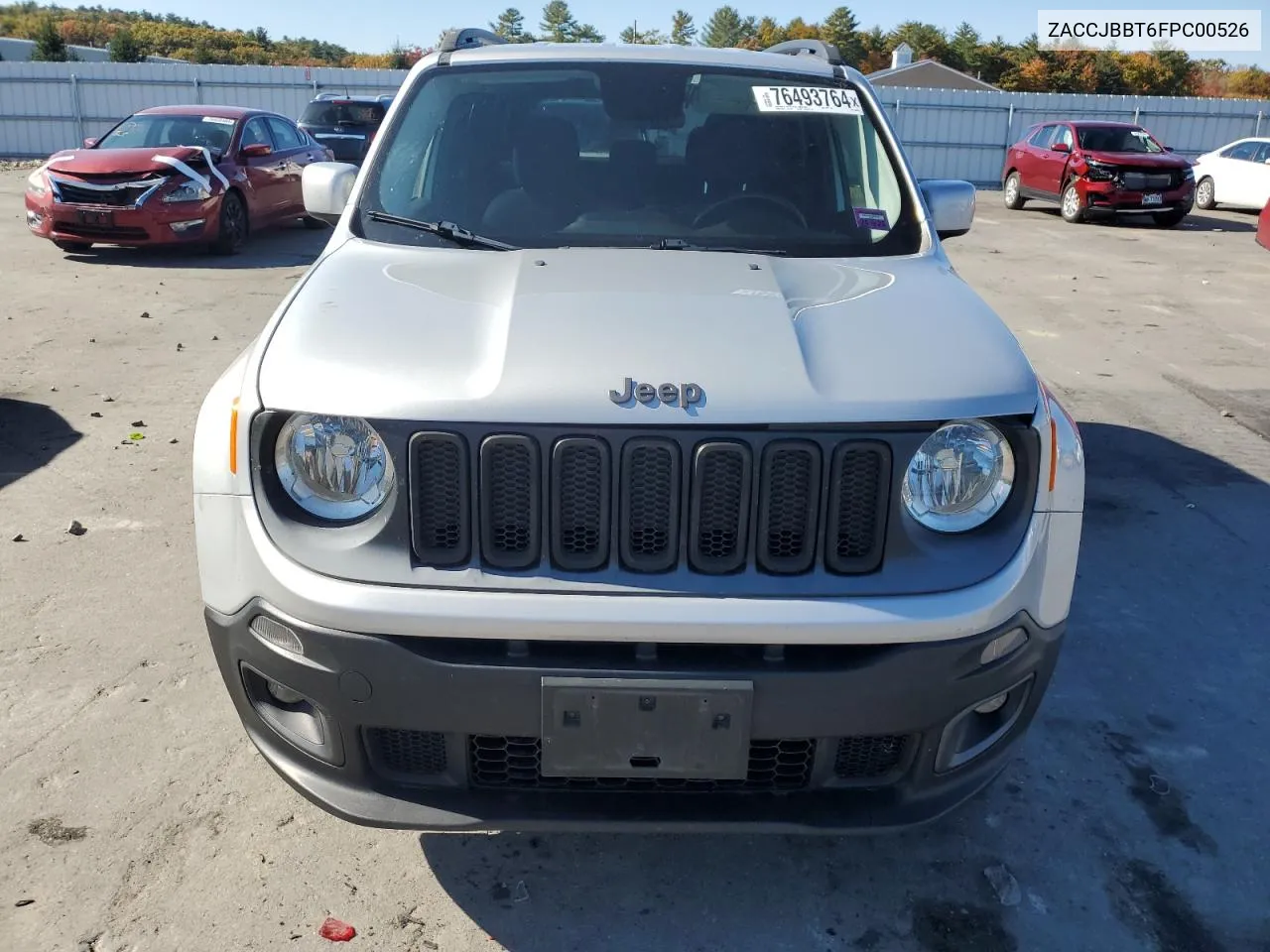 2015 Jeep Renegade Latitude VIN: ZACCJBBT6FPC00526 Lot: 76493764