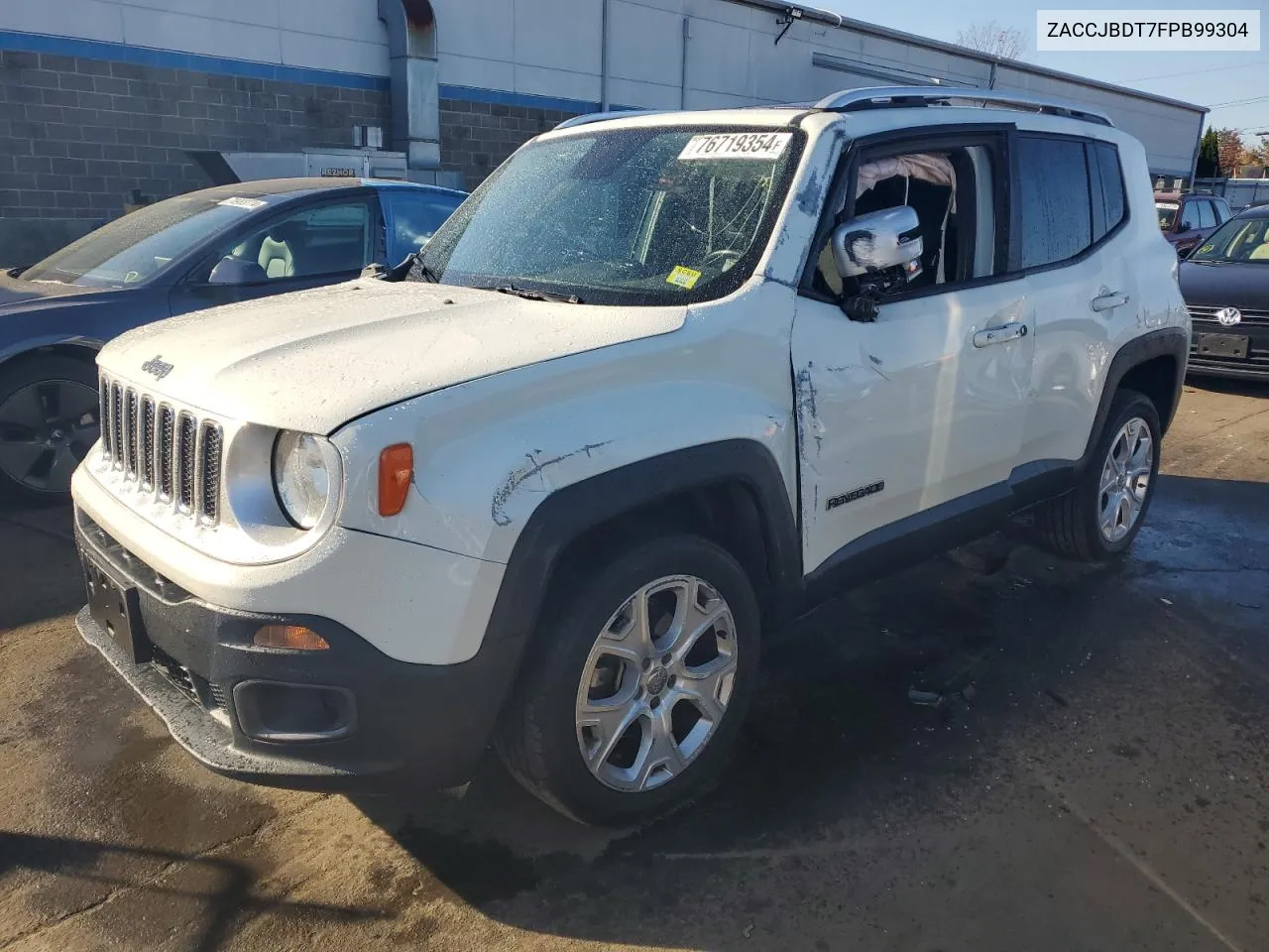 2015 Jeep Renegade Limited VIN: ZACCJBDT7FPB99304 Lot: 76719354