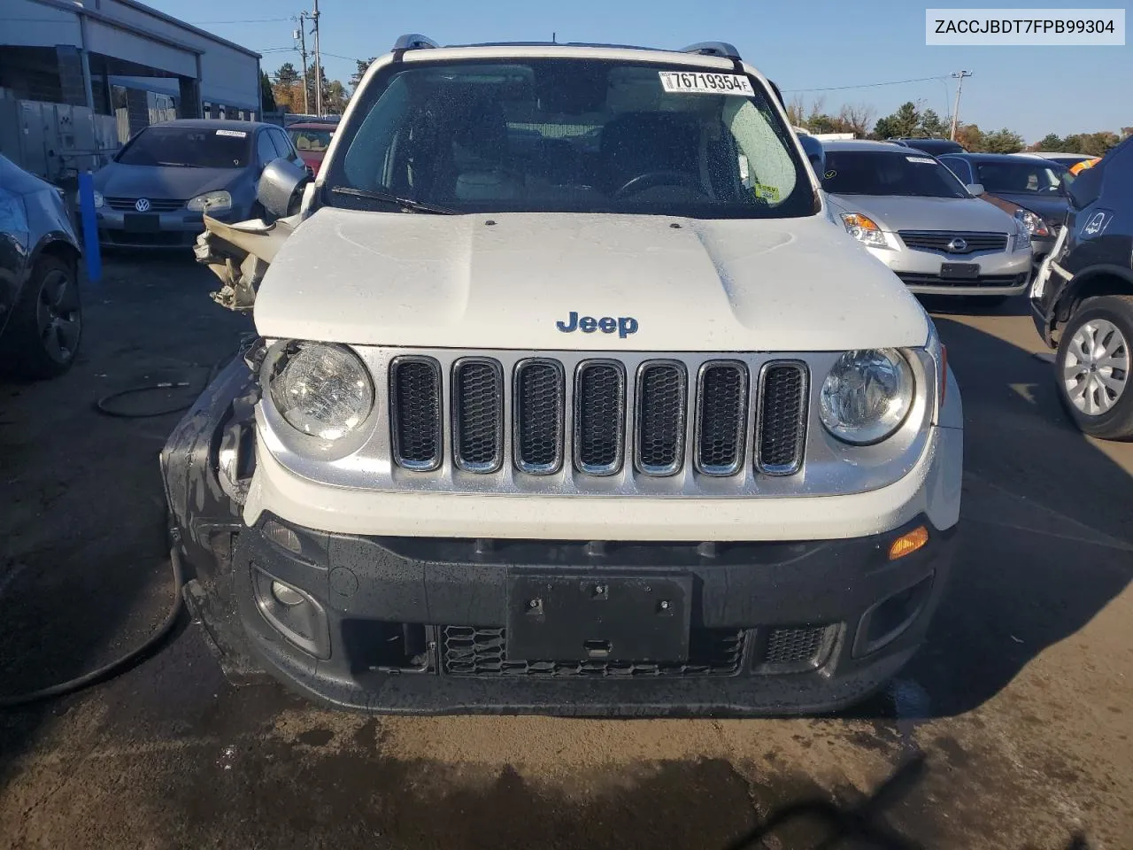 2015 Jeep Renegade Limited VIN: ZACCJBDT7FPB99304 Lot: 76719354