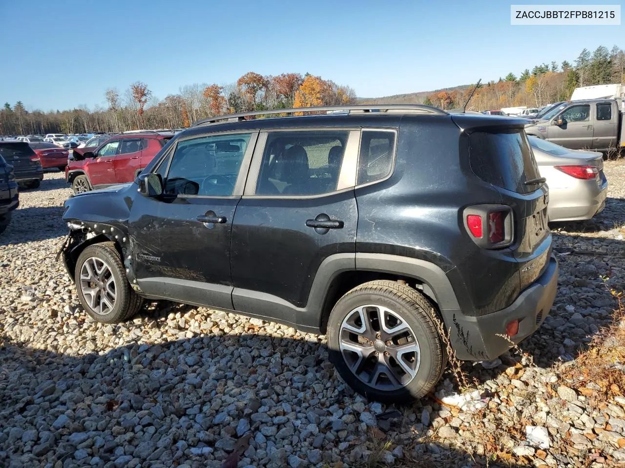 2015 Jeep Renegade Latitude VIN: ZACCJBBT2FPB81215 Lot: 77773064